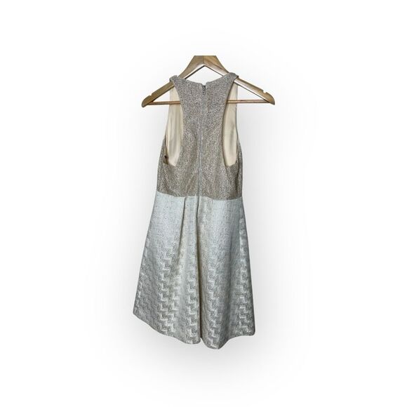Phoebe by Kay Unger Metallic Champagne Sleeveless Dress - Picture 3 of 8